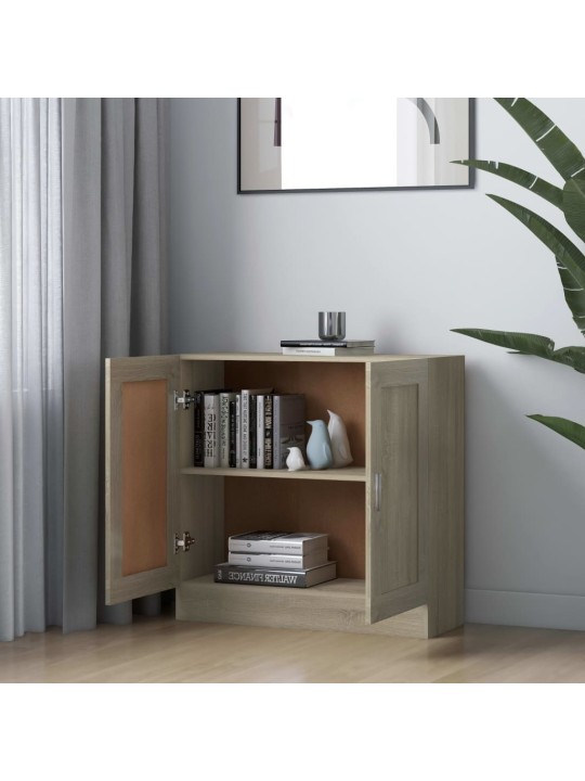 Knihovna dub sonoma 82,5 x 30,5 x 80 cm kompozitní dřevo