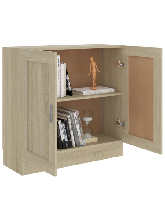 Knihovna dub sonoma 82,5 x 30,5 x 80 cm kompozitní dřevo