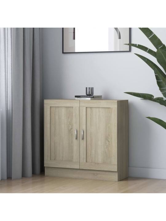 Knihovna dub sonoma 82,5 x 30,5 x 80 cm kompozitní dřevo