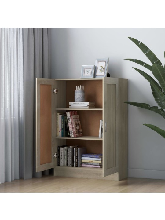Knihovna dub sonoma 82,5 x 30,5 x 115 cm kompozitní dřevo