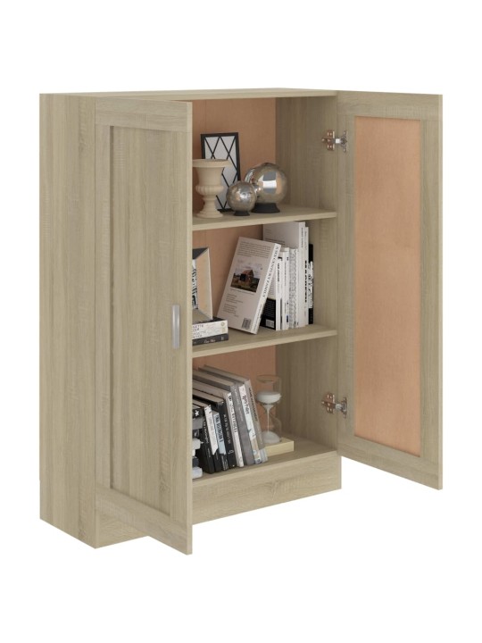 Knihovna dub sonoma 82,5 x 30,5 x 115 cm kompozitní dřevo