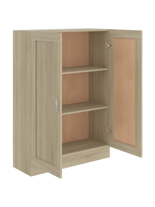 Knihovna dub sonoma 82,5 x 30,5 x 115 cm kompozitní dřevo