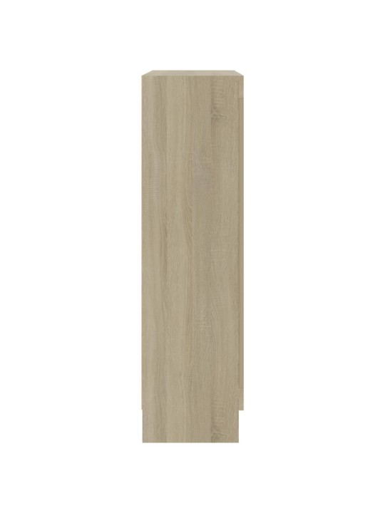 Knihovna dub sonoma 82,5 x 30,5 x 115 cm kompozitní dřevo