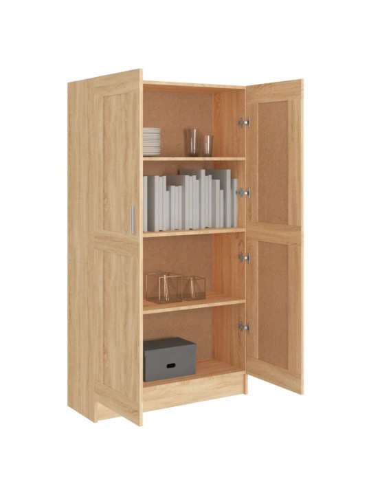 Knihovna dub sonoma 82,5 x 30,5 x 150 cm kompozitní dřevo