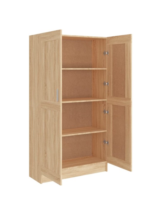 Knihovna dub sonoma 82,5 x 30,5 x 150 cm kompozitní dřevo