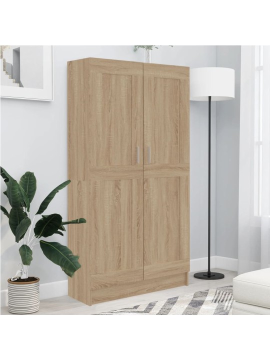 Knihovna dub sonoma 82,5 x 30,5 x 150 cm kompozitní dřevo