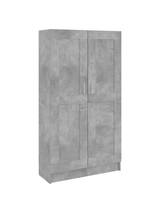Knihovna betonově šedá 82,5 x 30,5 x 150 cm kompozitní dřevo