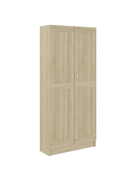 Knihovna dub sonoma 82,5 x 30,5 x 185,5 cm kompozitní dřevo