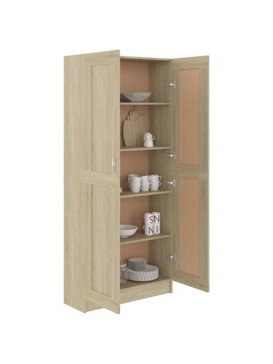 Knihovna dub sonoma 82,5 x 30,5 x 185,5 cm kompozitní dřevo