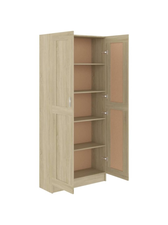 Knihovna dub sonoma 82,5 x 30,5 x 185,5 cm kompozitní dřevo