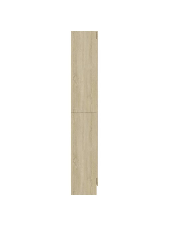 Prosklená skříň dub sonoma 82,5x30,5x185,5 cm kompozitní dřevo