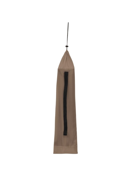 Kempingová postel 180 x 60 x 19 cm oxfordská látka ocel taupe