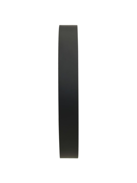 Svítící nástěnné hodiny černé 30 cm