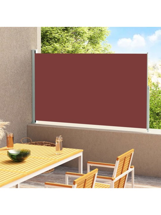 Zatahovací boční markýza 180 x 300 cm hnědá