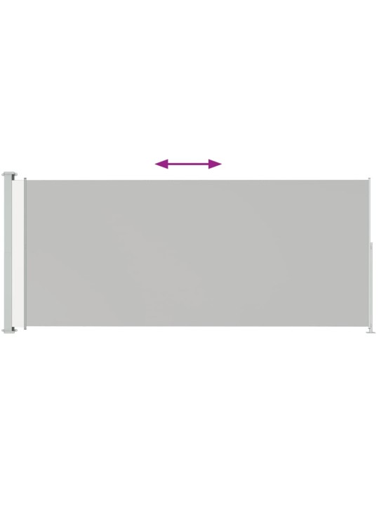 Zatahovací boční markýza 200 x 500 cm krémová