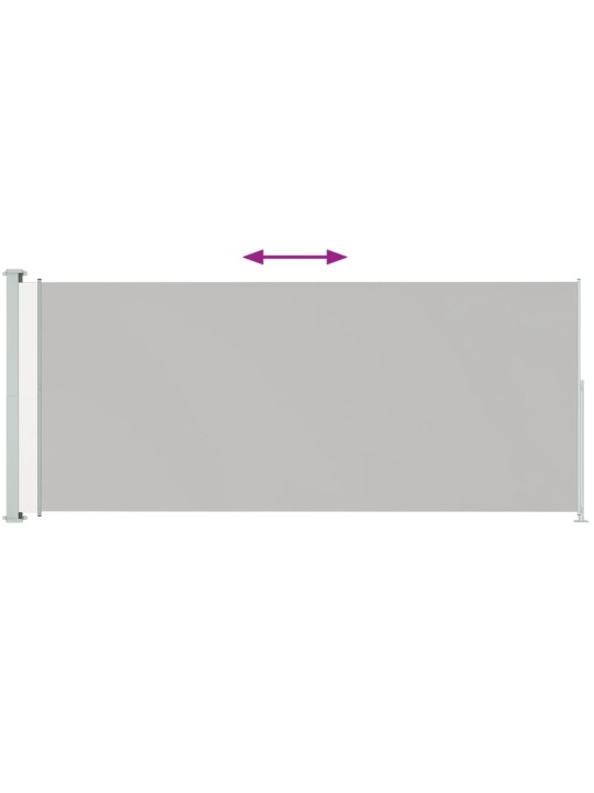 Zatahovací boční markýza 220 x 500 cm krémová