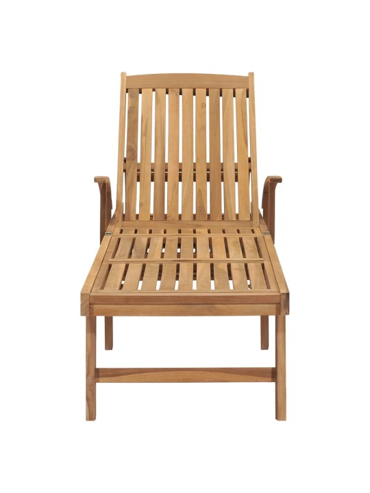 Zahradní lehátko masivní teak