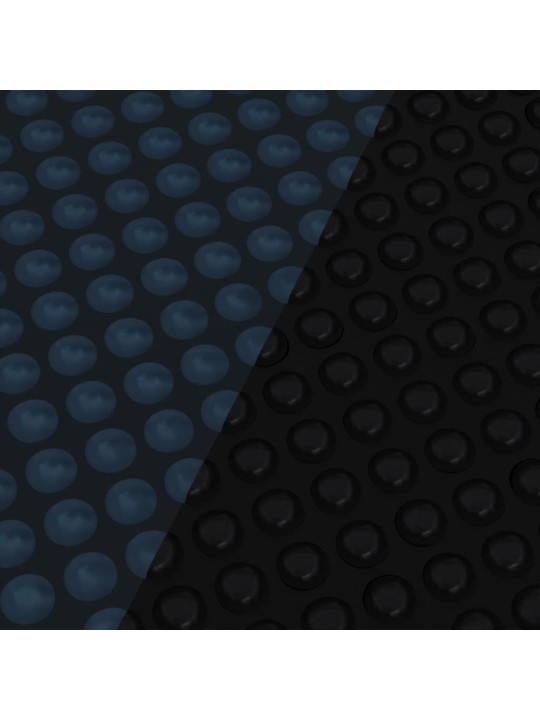 Plovoucí PE solární plachta na bazén 1000 x 500 cm černo-modrá