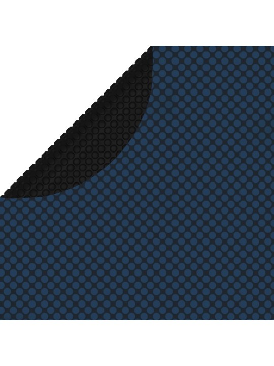 Plovoucí PE solární plachta na bazén 455 cm černo-modrá