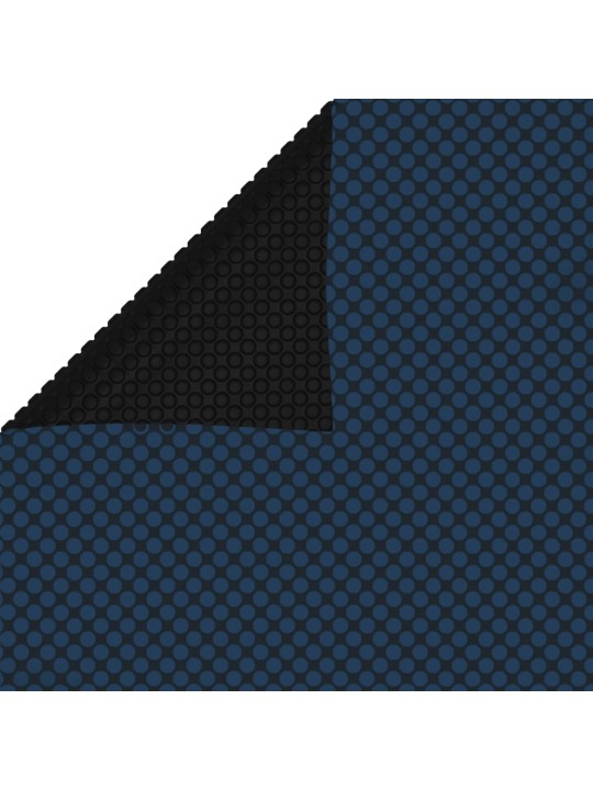 Plovoucí PE solární plachta na bazén 549 x 274 cm černo-modrá