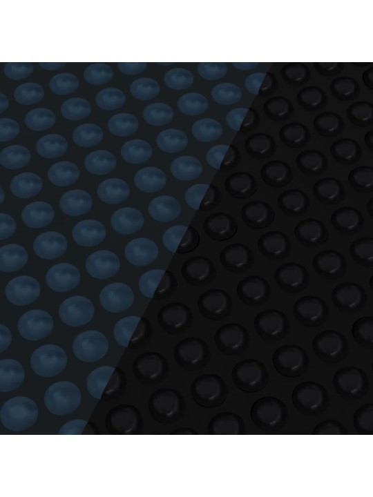 Plovoucí PE solární plachta na bazén 400 x 200 cm černo-modrá