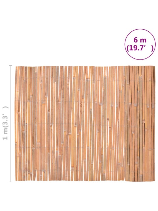 Bambusový plot 100 x 600 cm