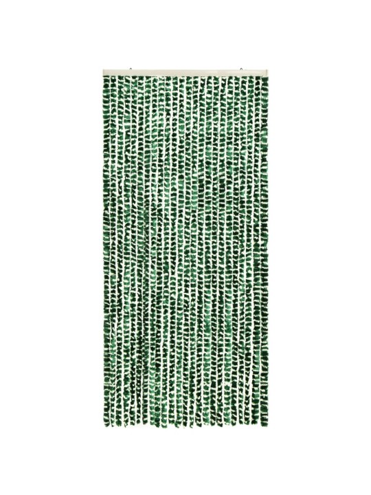 Závěs proti hmyzu zeleno-bílý 100 x 220 cm Chenille