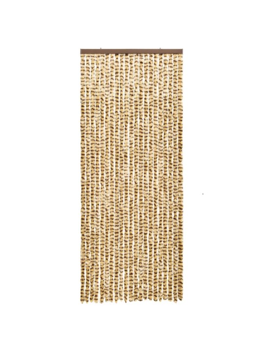 Závěs proti hmyzu béžovo-hnědý 56 x 185 cm Chenille