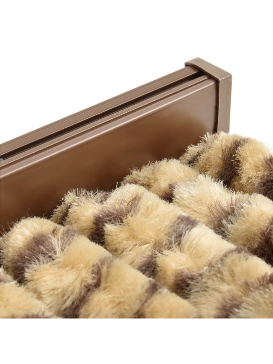 Závěs proti hmyzu béžový a hnědý 90 x 220 cm Chenille