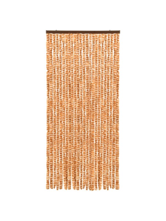 Závěs proti hmyzu okrovo-bílý 90 x 220 cm Chenille