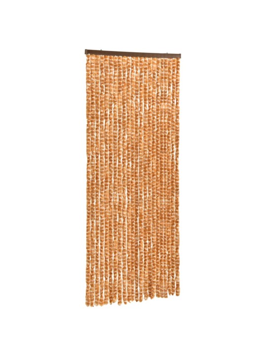 Závěs proti hmyzu okrovo-bílý 90 x 220 cm Chenille