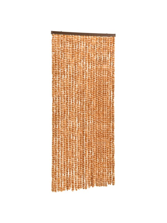 Závěs proti hmyzu okrovo-bílý 100 x 220 cm Chenille