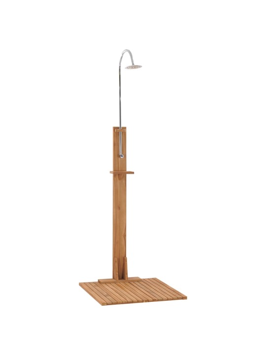 Zahradní sprcha 75 x 75 x 210 cm masivní teakové dřevo
