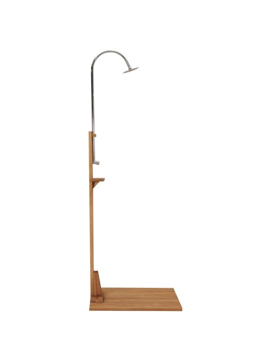 Zahradní sprcha 75 x 75 x 210 cm masivní teakové dřevo