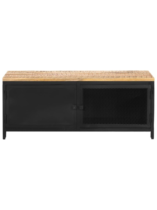 Konferenční stolek 90 x 50 x 37 cm masivní hrubý mangovník