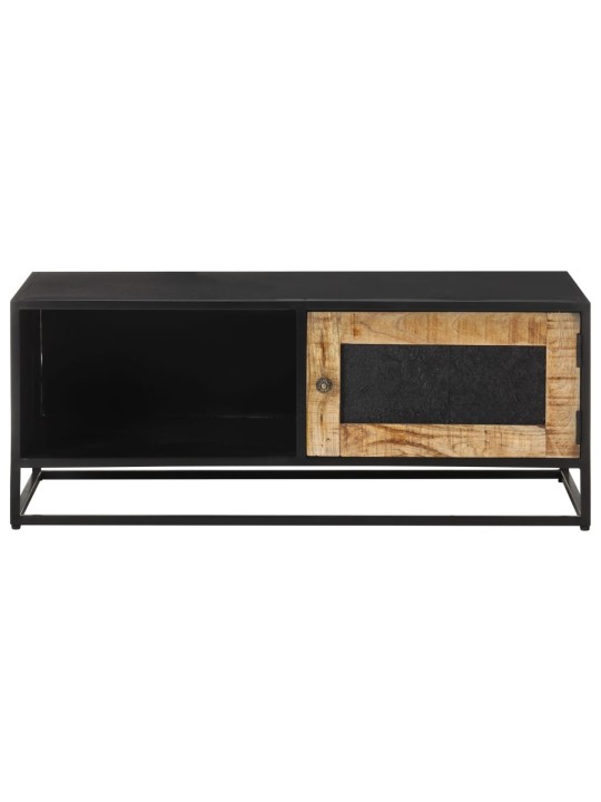 Konferenční stolek 90 x 50 x 35 cm hrubé mangovníkové dřevo