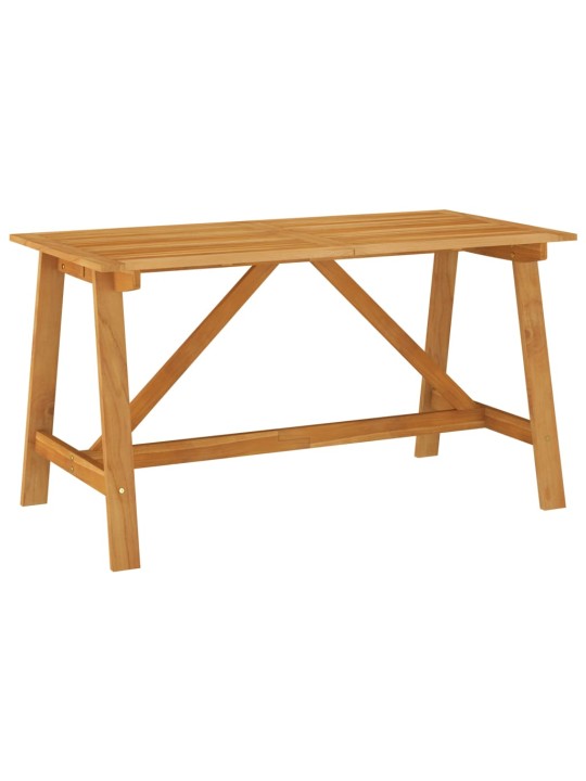 Zahradní jídelní stůl 140 x 70 x 73,5 cm masivní akáciové dřevo