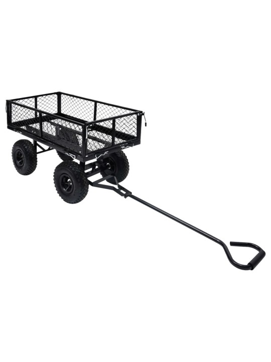 Zahradní ruční vozík černý 250 kg