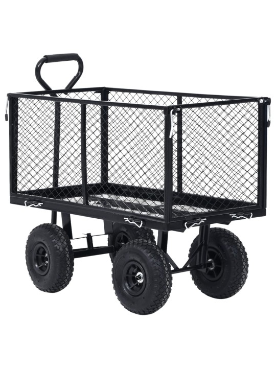 Zahradní ruční vozík černý 350 kg