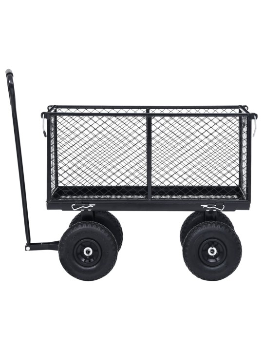 Zahradní ruční vozík černý 350 kg