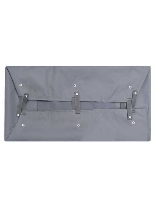 Vložka do zahradního vozíku tmavě šedá 81 x 41 x 21 cm textil