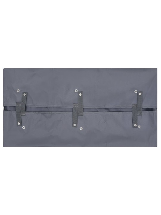 Vložka do zahradního vozíku tmavě šedá 81 x 41 x 40 cm textil