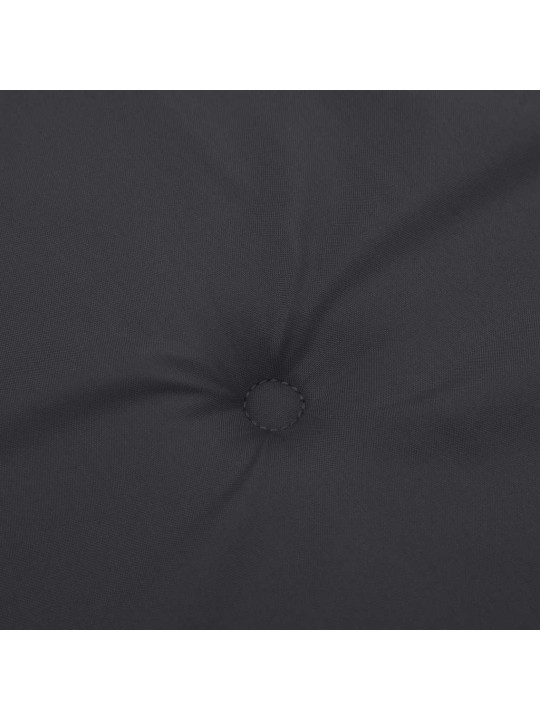 Podušky na zahradní židli 2 ks černé 40x40x4 cm látka oxford