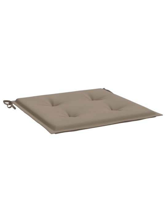 Podušky na zahradní židli 2 ks taupe 40x40x4 cm látka oxford