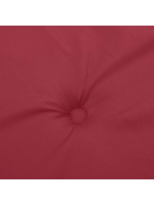 Podušky na zahradní židli 2 ks vínové 40x40x4 cm látka oxford