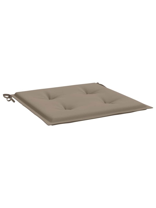 Podušky na zahradní židli 4 ks taupe 50x50x4 cm látka oxford