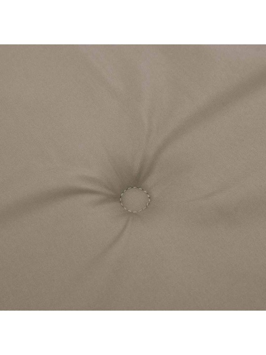 Podušky na zahradní židli 4 ks taupe 50x50x4 cm látka oxford
