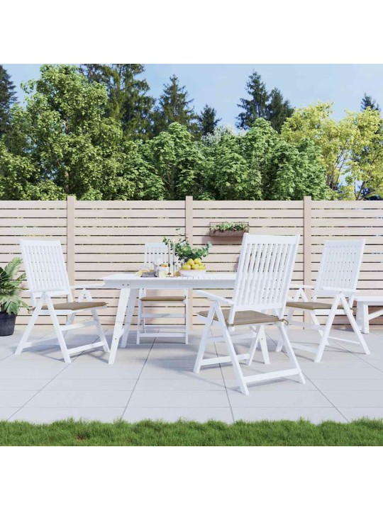 Podušky na zahradní židli 4 ks taupe 50x50x4 cm látka oxford
