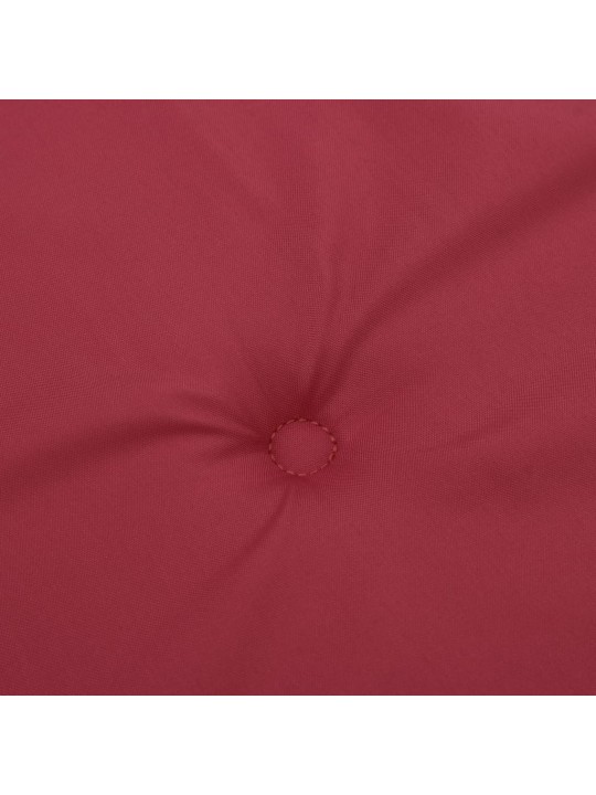 Podušky na zahradní židli 4 ks vínové 50x50x3 cm látka oxford