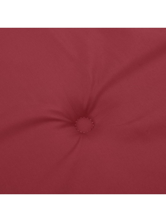 Poduška na zahradní lavici vínová 100x50x4 cm oxfordská látka
